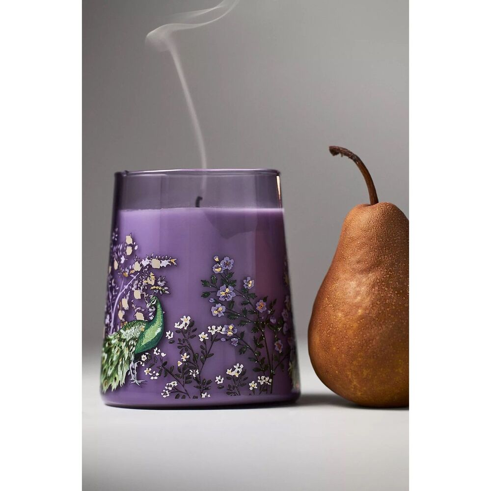 BNIB Sealed Anthropologie The Getaway Apple Blossom & Amber Scented Candle 14oz
